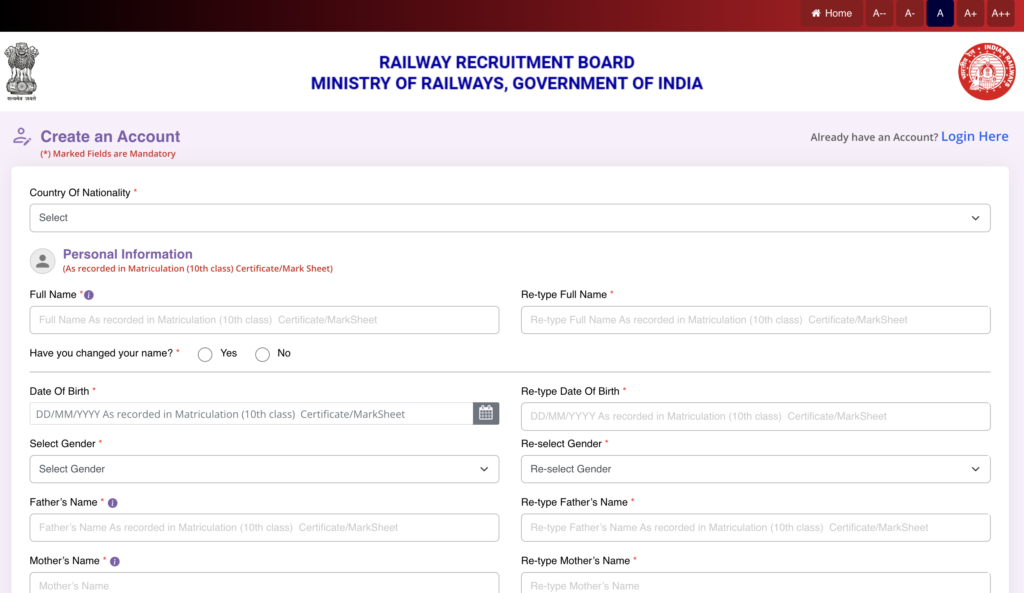 RRB JE Recruitment 2026