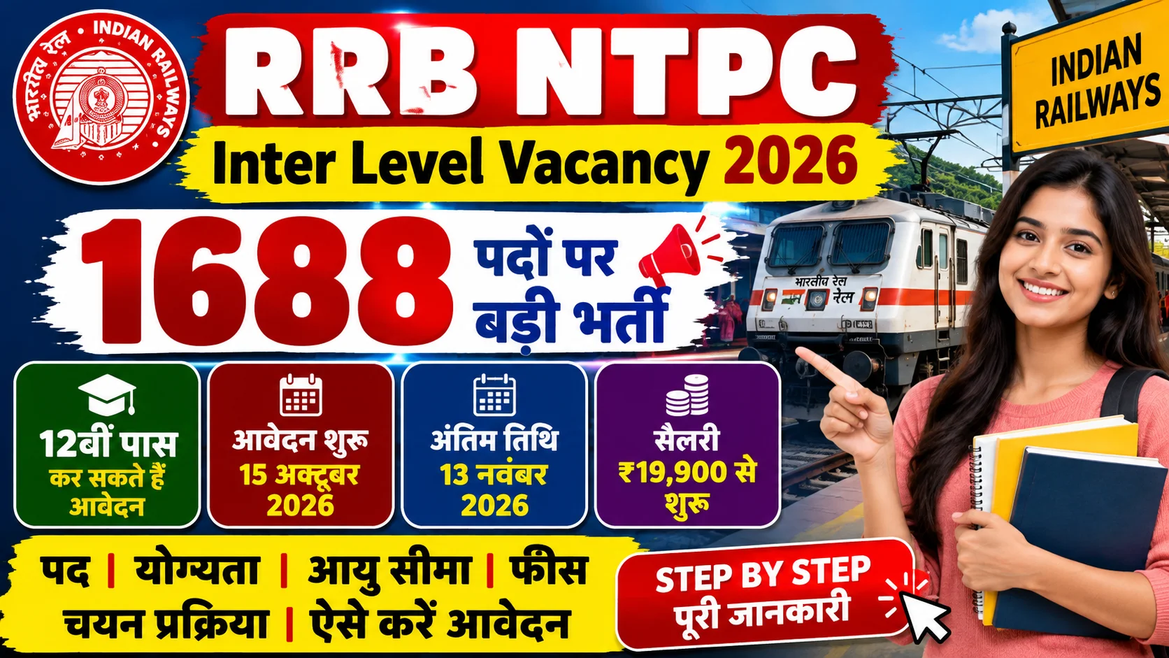 RRB NTPC Inter Level Bharti 2026